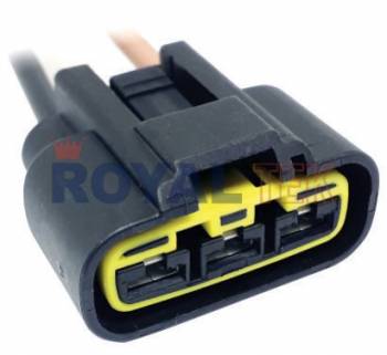 FICHA DE CONEXION ROYALTEK FICHA DE CONEXION ROYALTEK 3 (TRES) VIAS INYECCION ELECTRONICA LINEA PESADA GUIA DERECHA - VENTA EN PAQUETES DE 5 UNIDADES ---